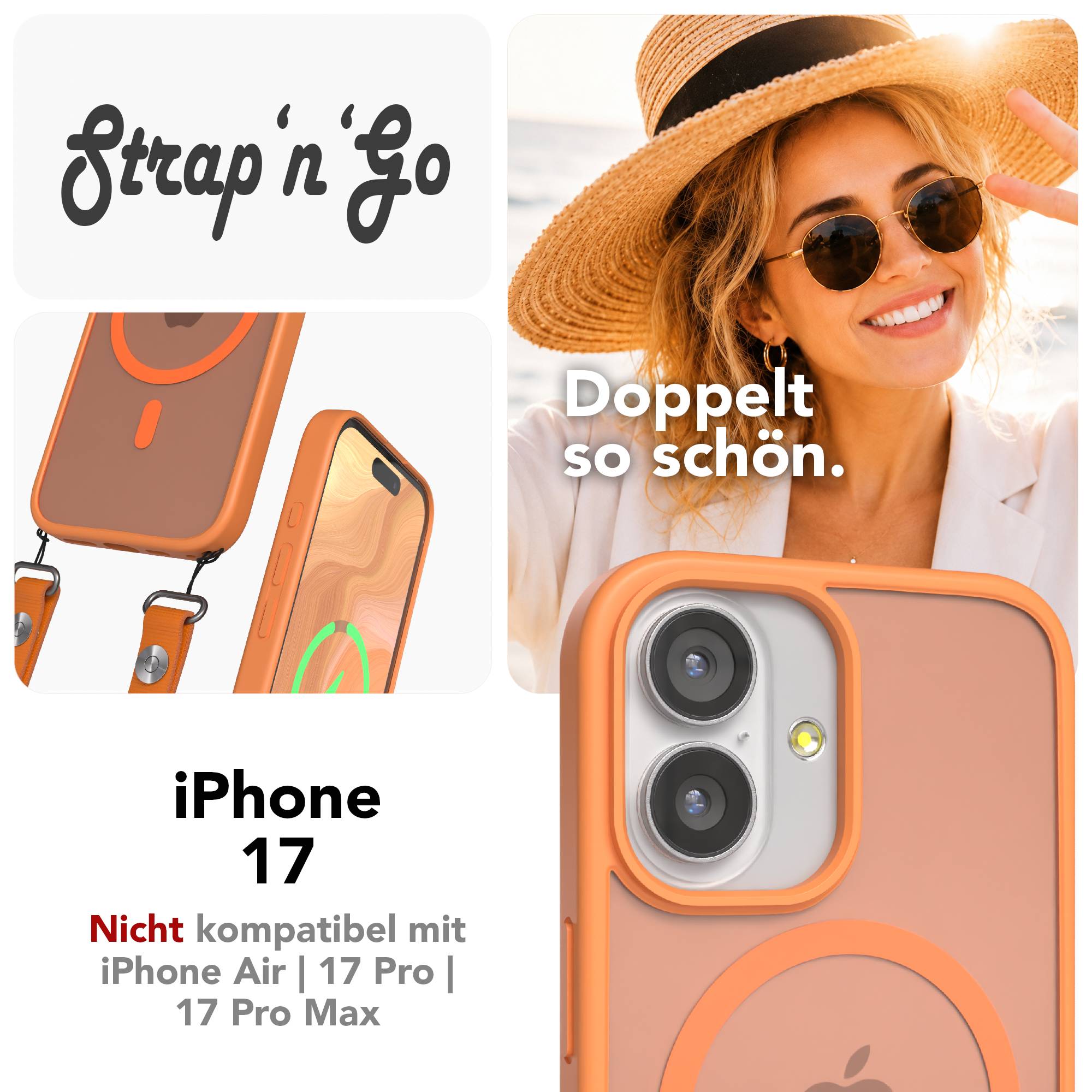 iPhone 17 Outdoor Hülle mit MagSafe + magnetisches Band
