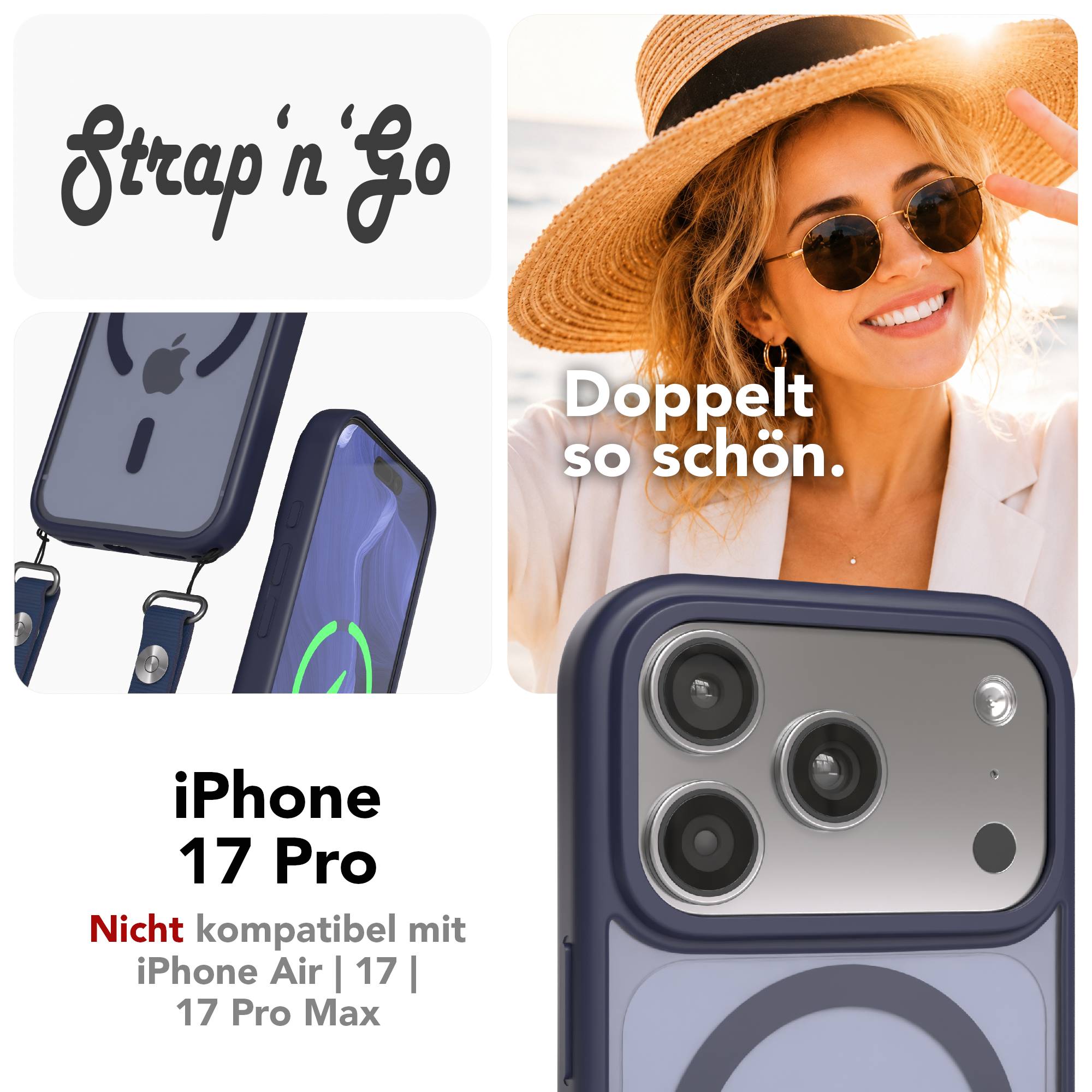 iPhone 17 Pro Outdoor Hülle mit MagSafe + magnetisches Band