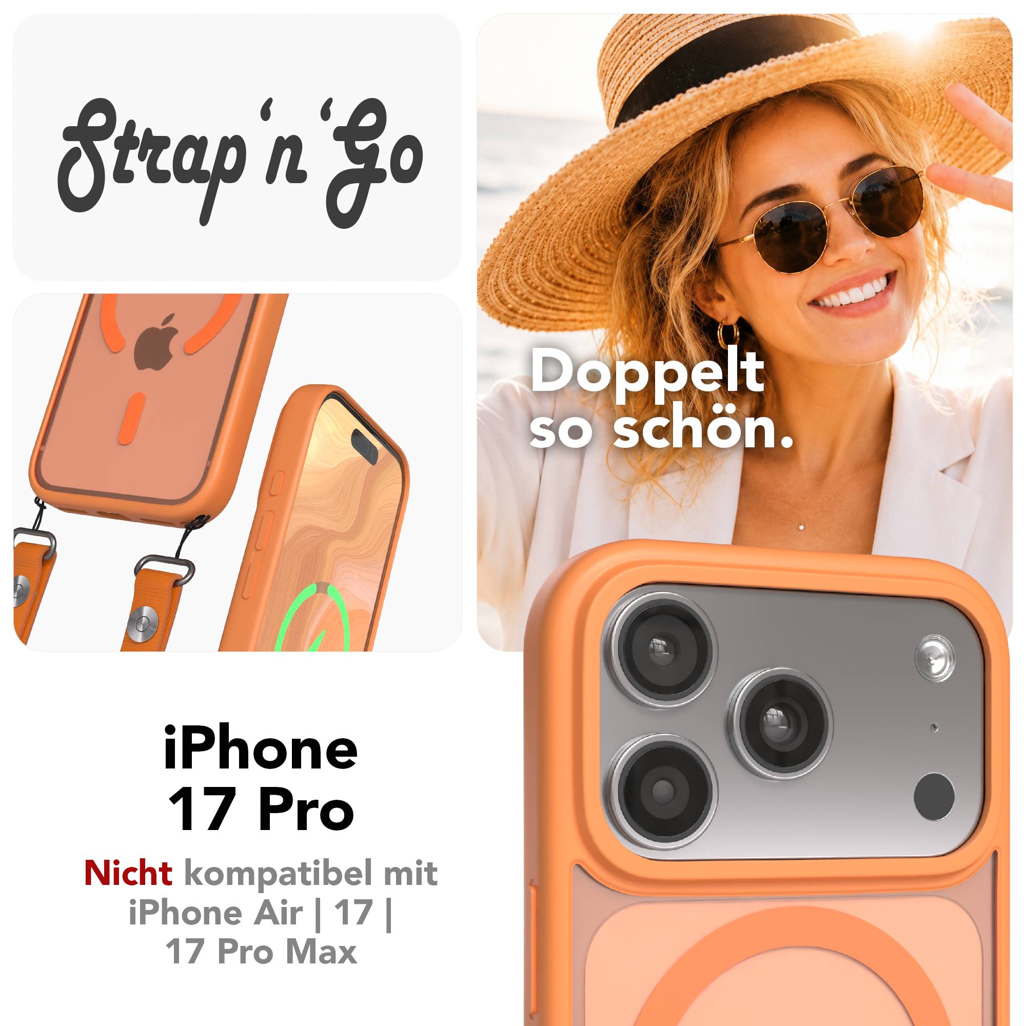 iPhone 17 Pro Outdoor Hülle mit MagSafe + magnetisches Band