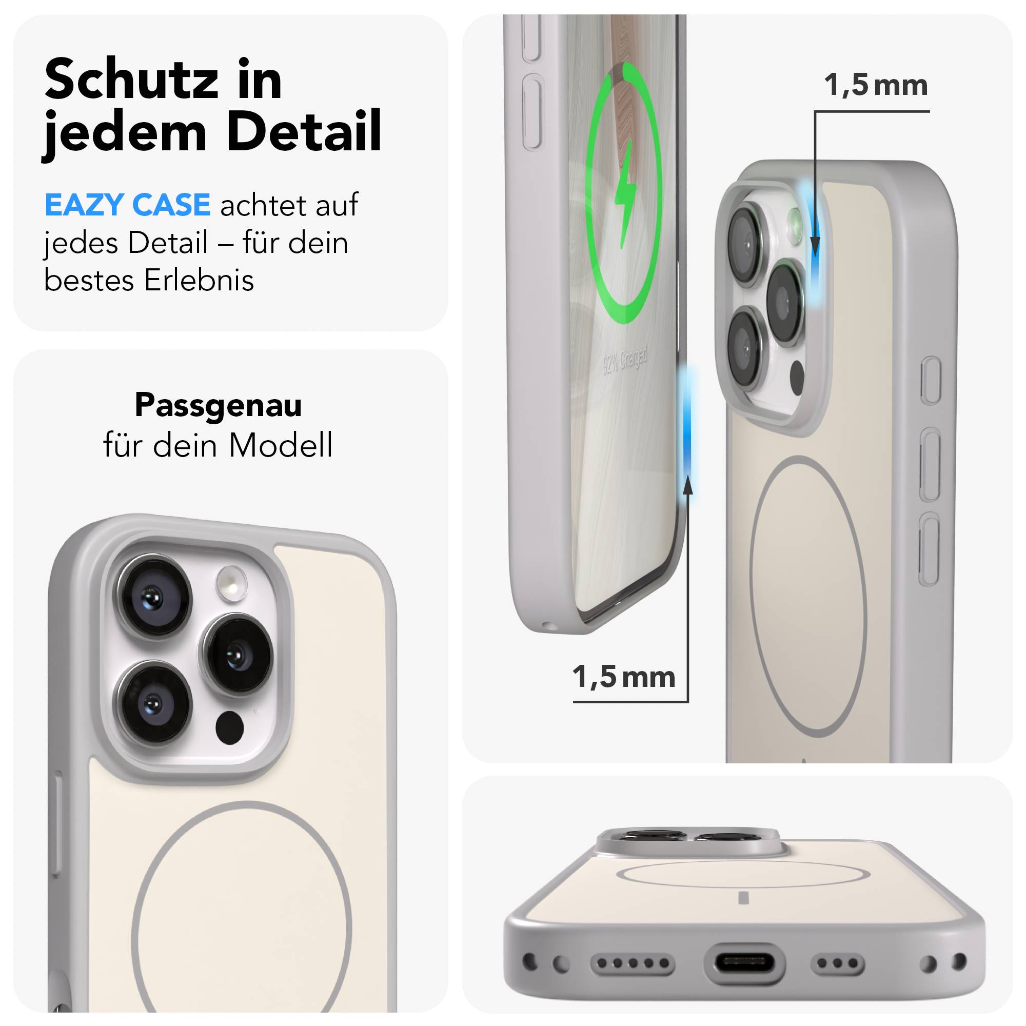 iPhone 16 Pro Outdoor Hülle mit thin MagSafe + magnetisches Band