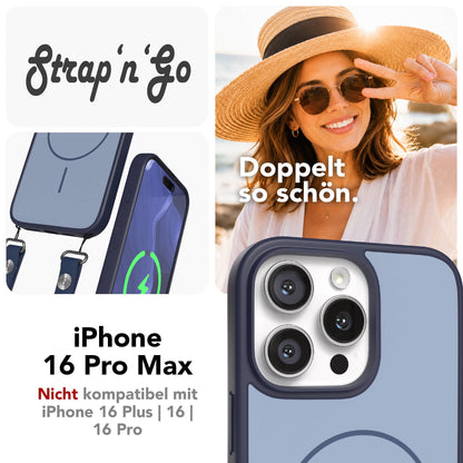 iPhone 16 Pro Max Outdoor Hülle mit thin MagSafe + magnetisches Band