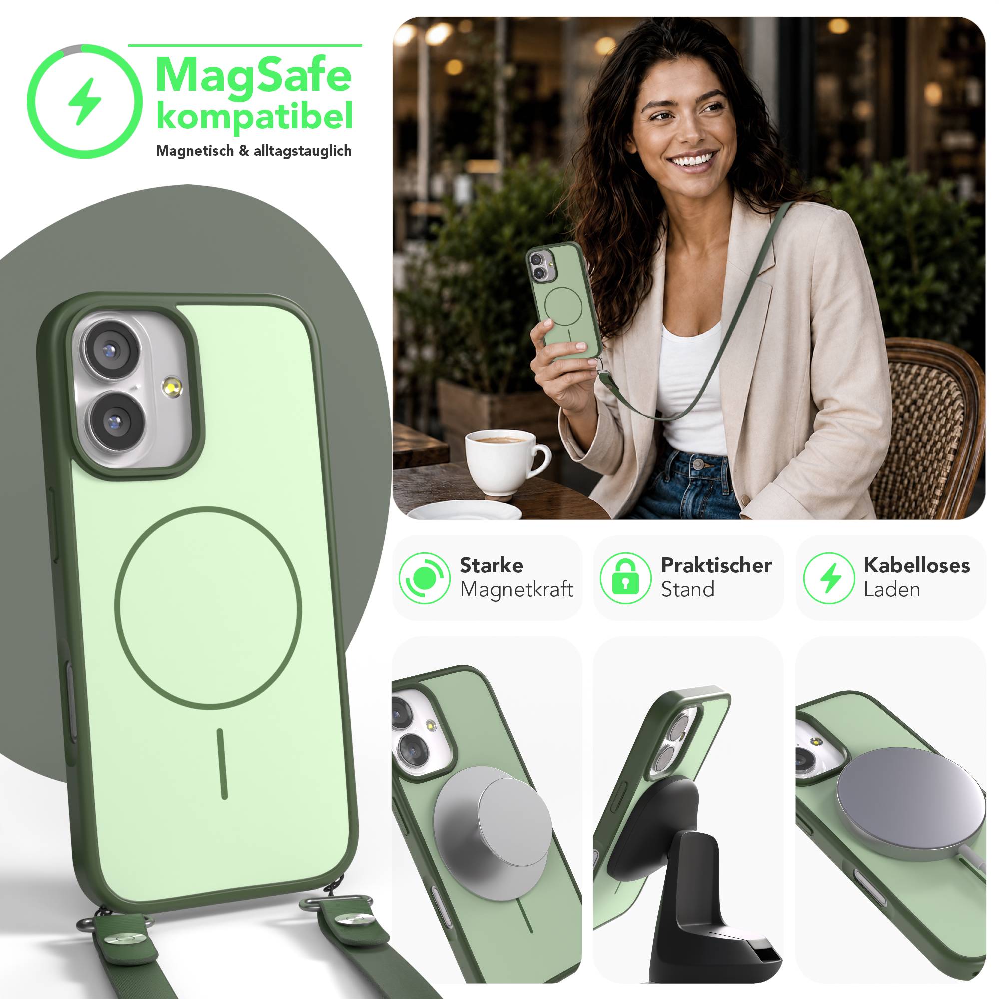 iPhone 17 Outdoor Hülle mit thin MagSafe + magnetisches Band