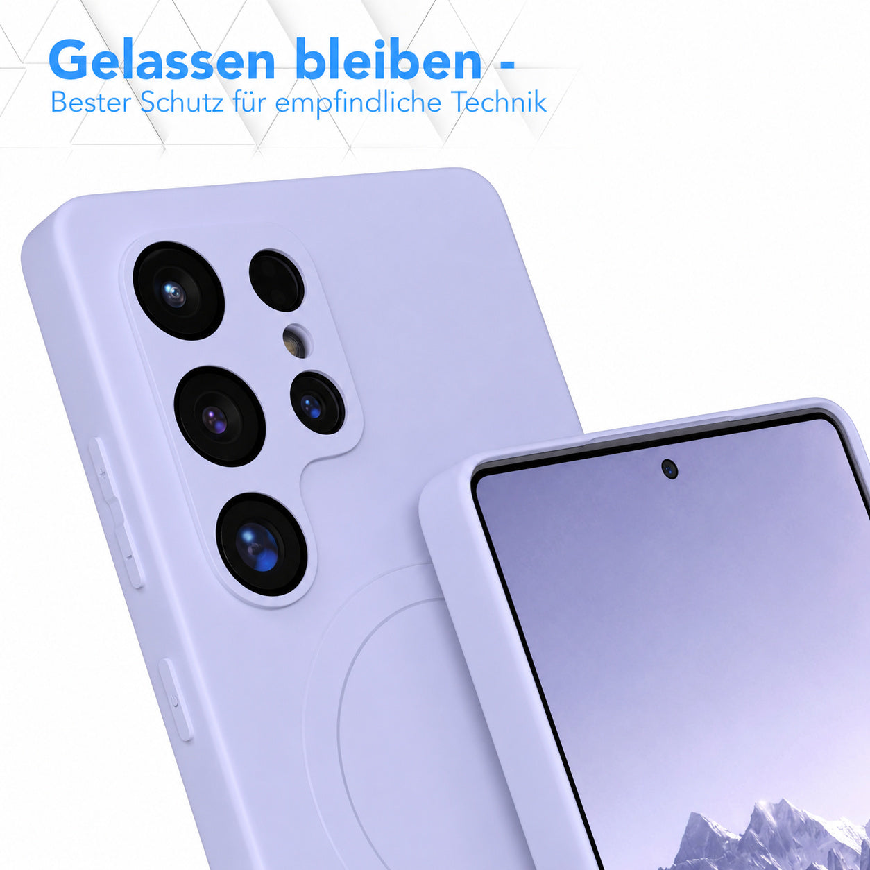 Samsung Galaxy S25 Ultra MagSafe Silikonhülle mit Kameraschutz von EAZY CASE 