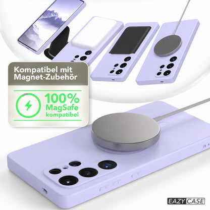 Samsung Galaxy S25 Ultra MagSafe Silikonhülle mit Kameraschutz von EAZY CASE 