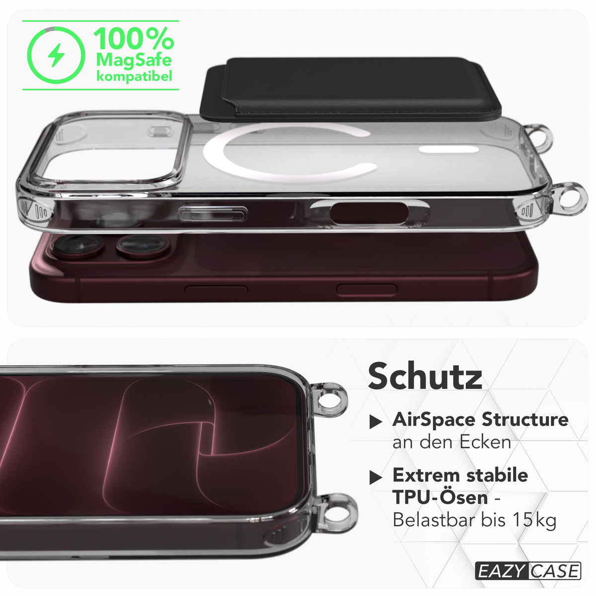 iPhone 18 Pro Schutzhülle mit MagSafe für Handyketten