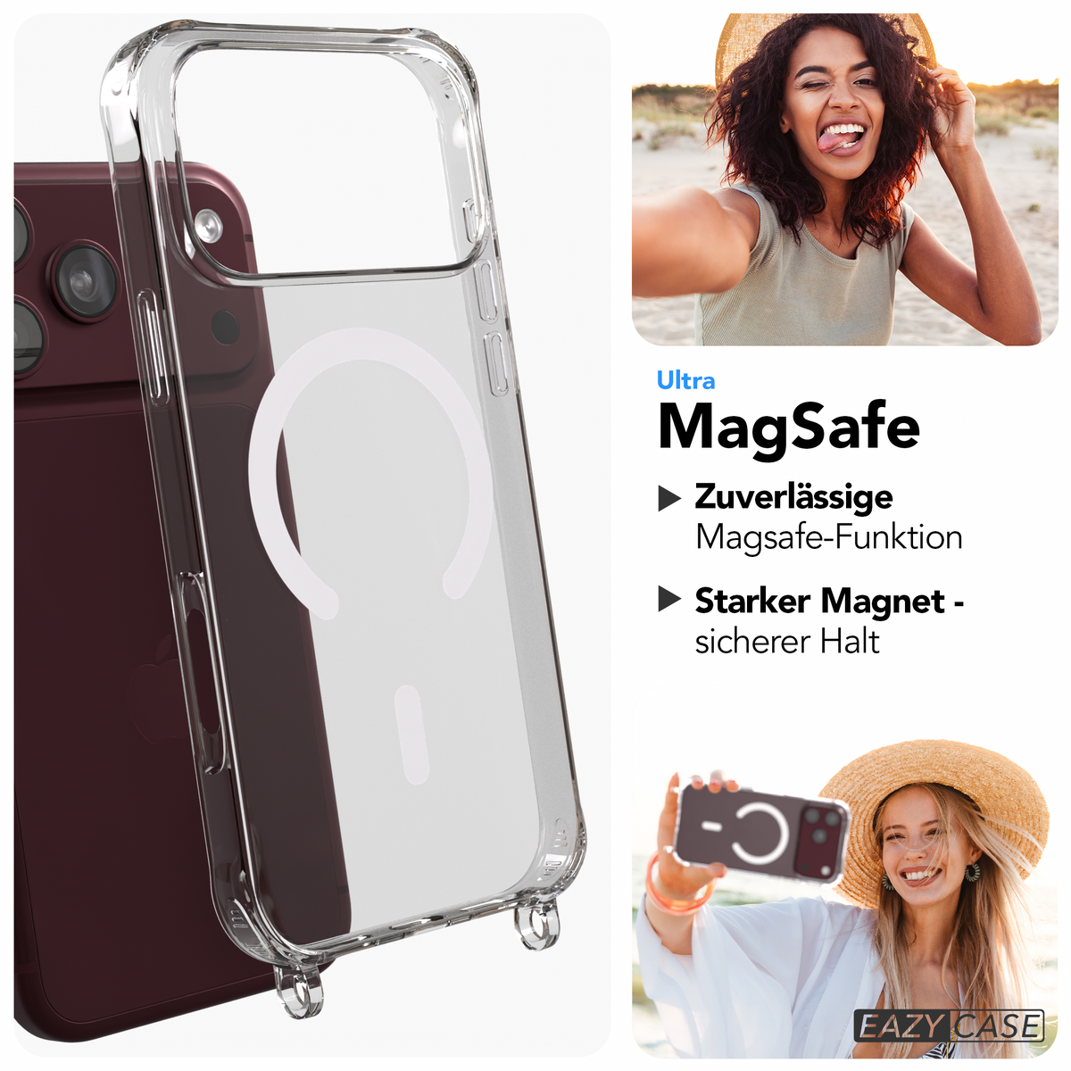 iPhone 18 Pro Max Schutzhülle mit MagSafe für Handyketten