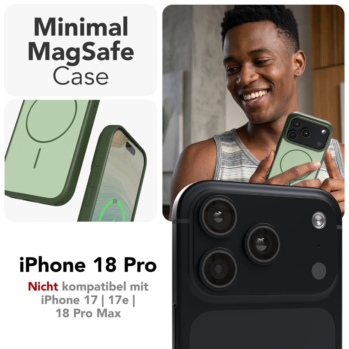 iPhone 18 Pro Outdoor Hülle mit thin MagSafe