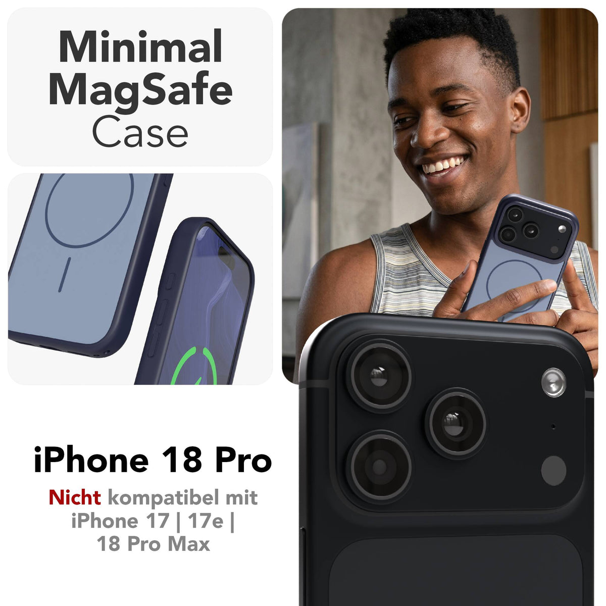 iPhone 18 Pro Outdoor Hülle mit thin MagSafe