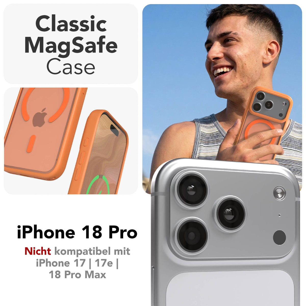 iPhone 18 Pro Outdoor Hülle mit MagSafe