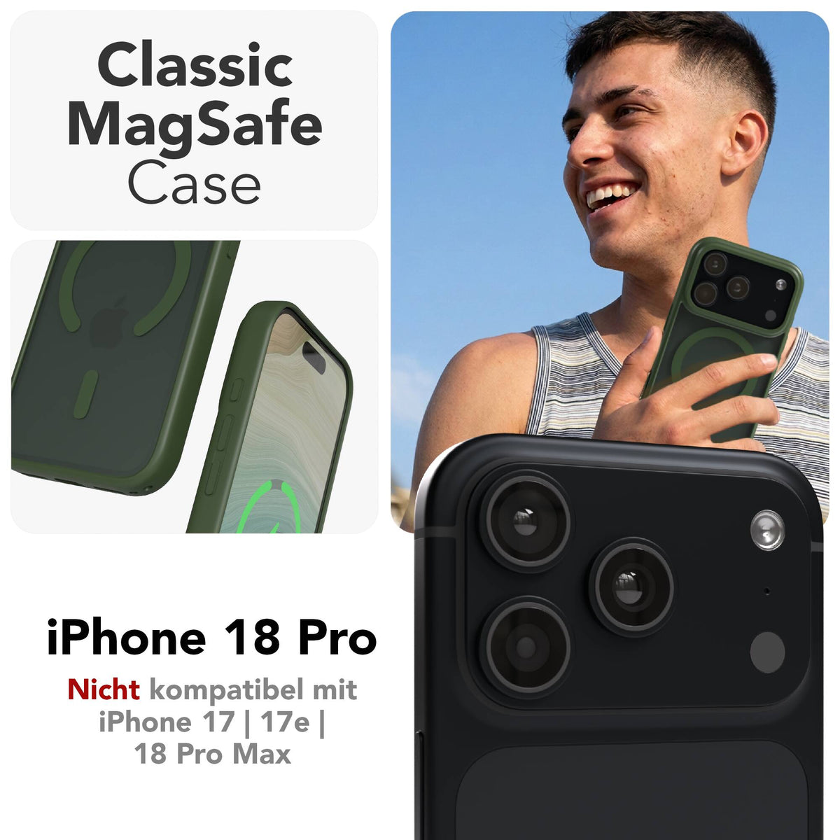 iPhone 18 Pro Outdoor Hülle mit MagSafe