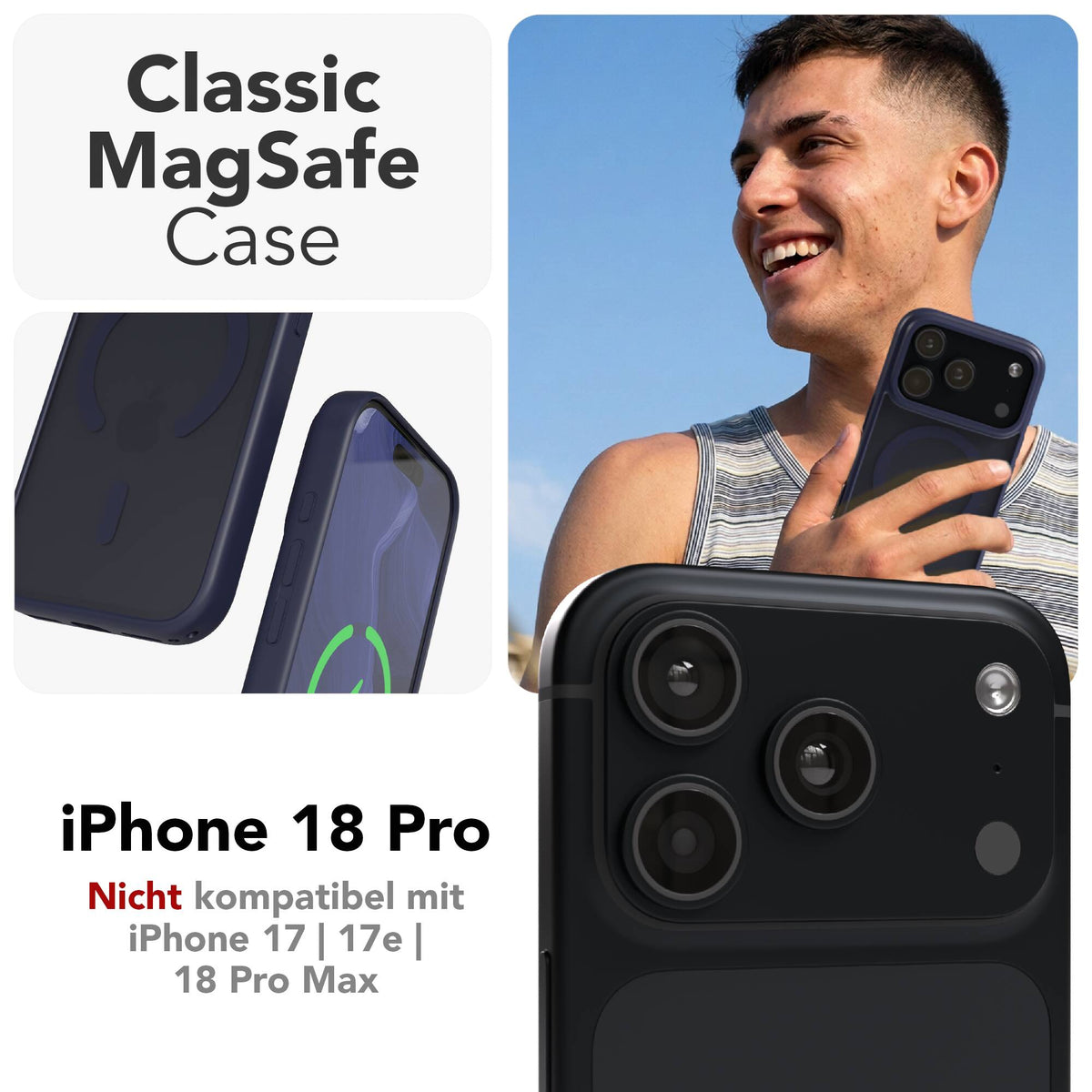 iPhone 18 Pro Outdoor Hülle mit MagSafe