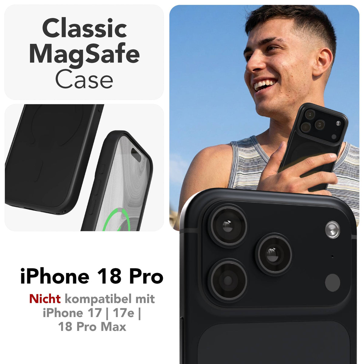 iPhone 18 Pro Outdoor Hülle mit MagSafe