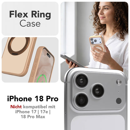 iPhone 18 Pro Outdoor Hülle + drehbarer Ring mit MagSafe