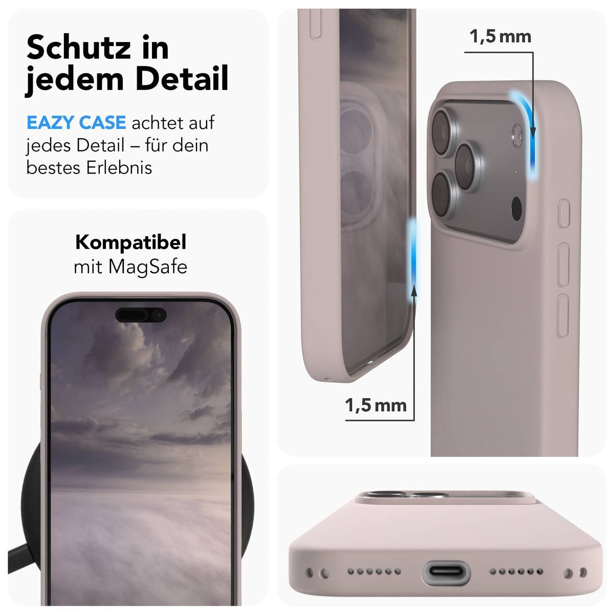 iPhone 18 Pro Max premium Silikonhülle mit MagSafe