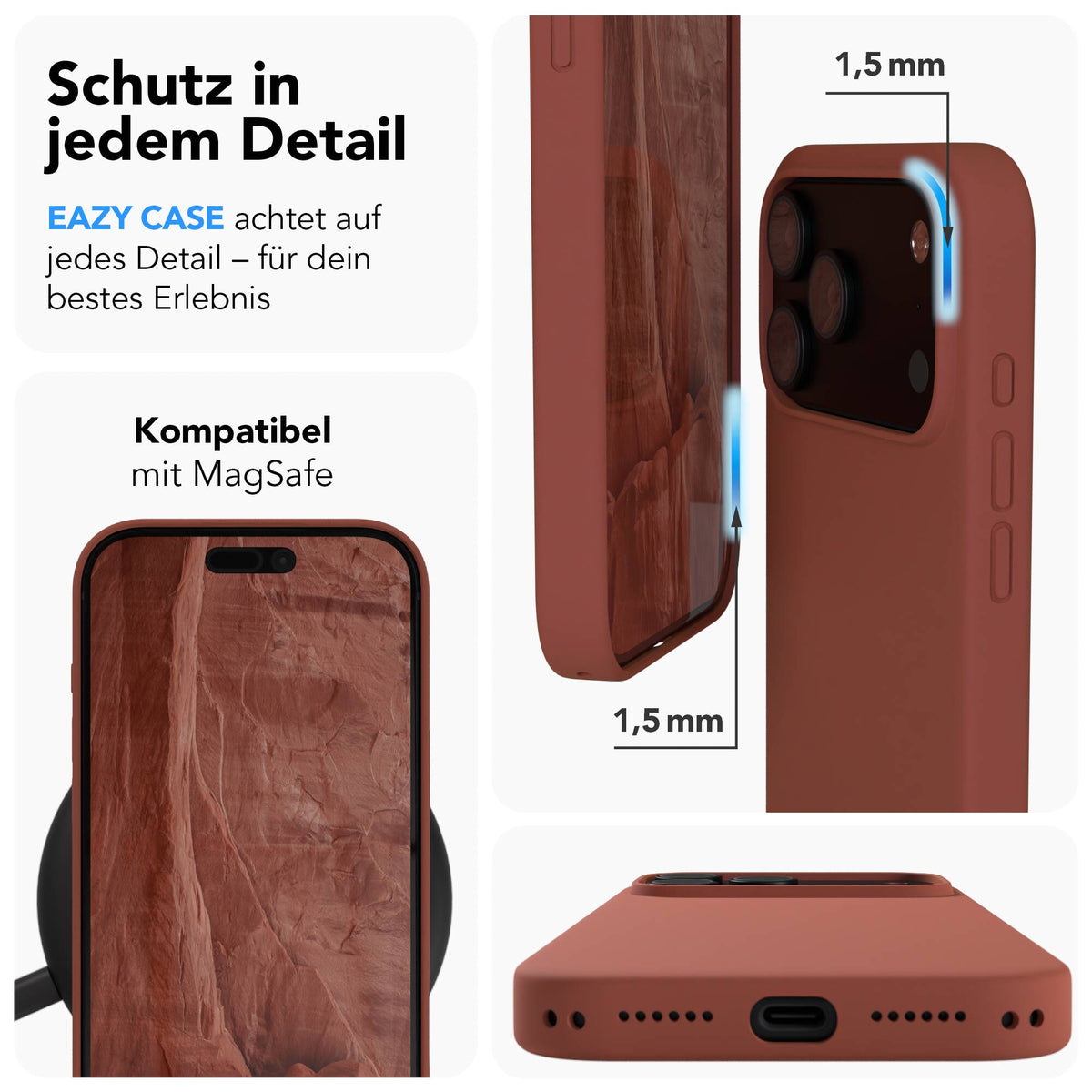 iPhone 18 Pro Max premium Silikonhülle mit MagSafe