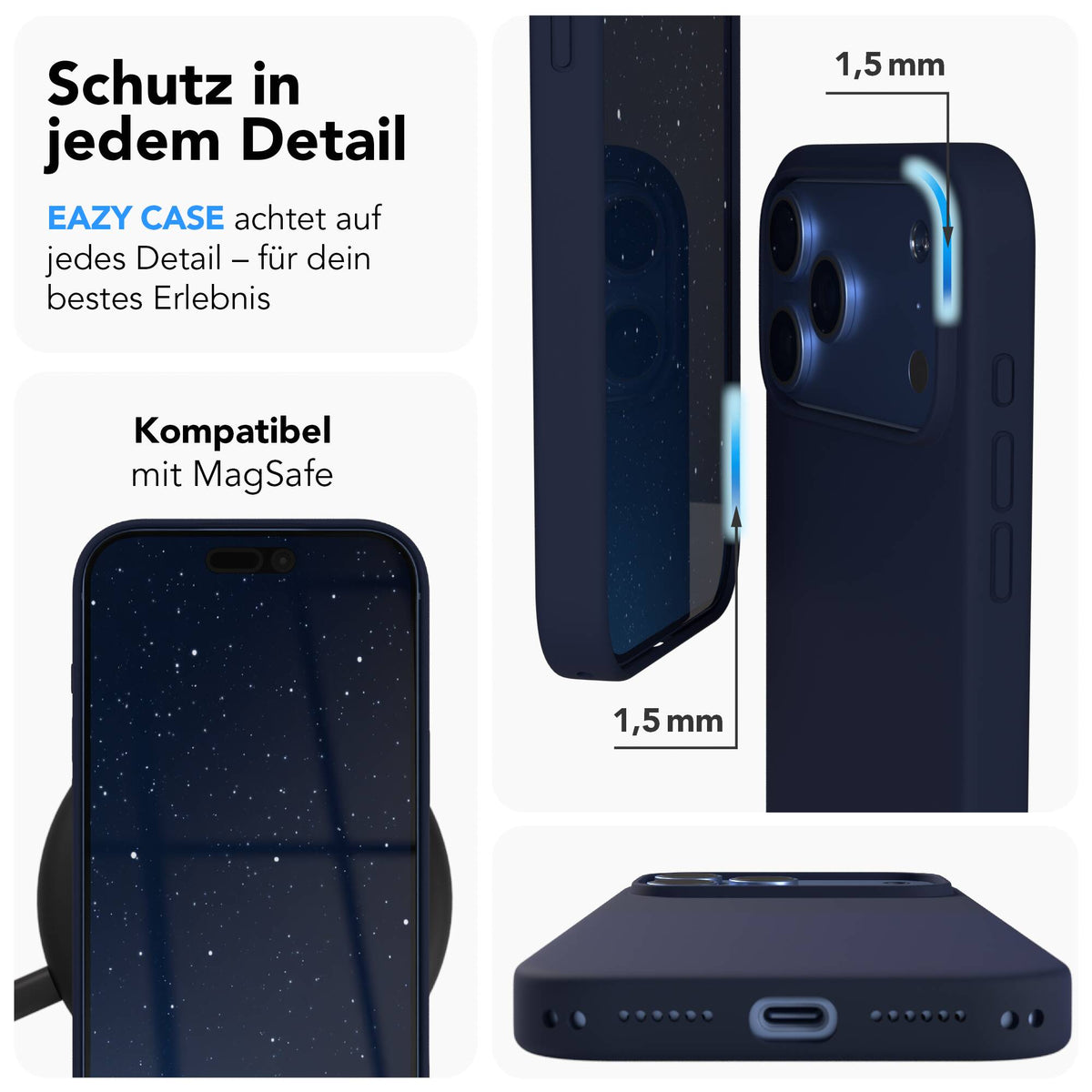 iPhone 18 Pro Max premium Silikonhülle mit MagSafe