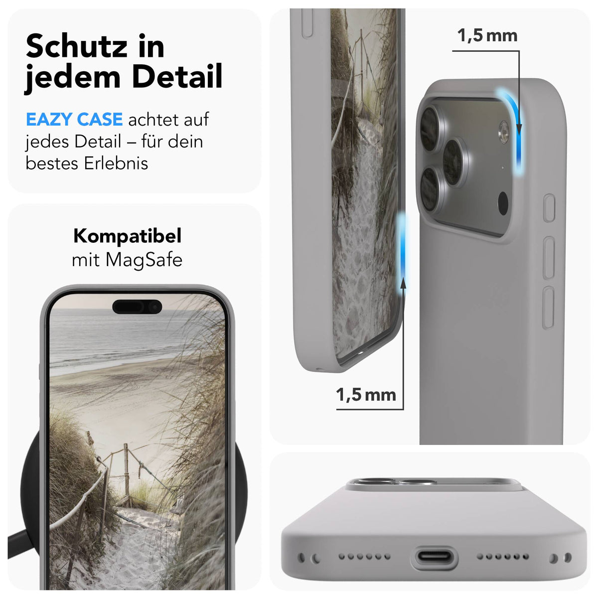 iPhone 18 Pro Max premium Silikonhülle mit MagSafe
