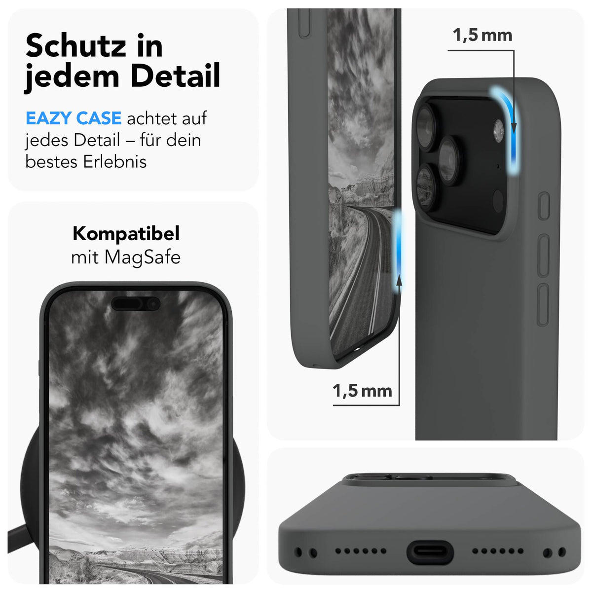 iPhone 18 Pro Max premium Silikonhülle mit MagSafe