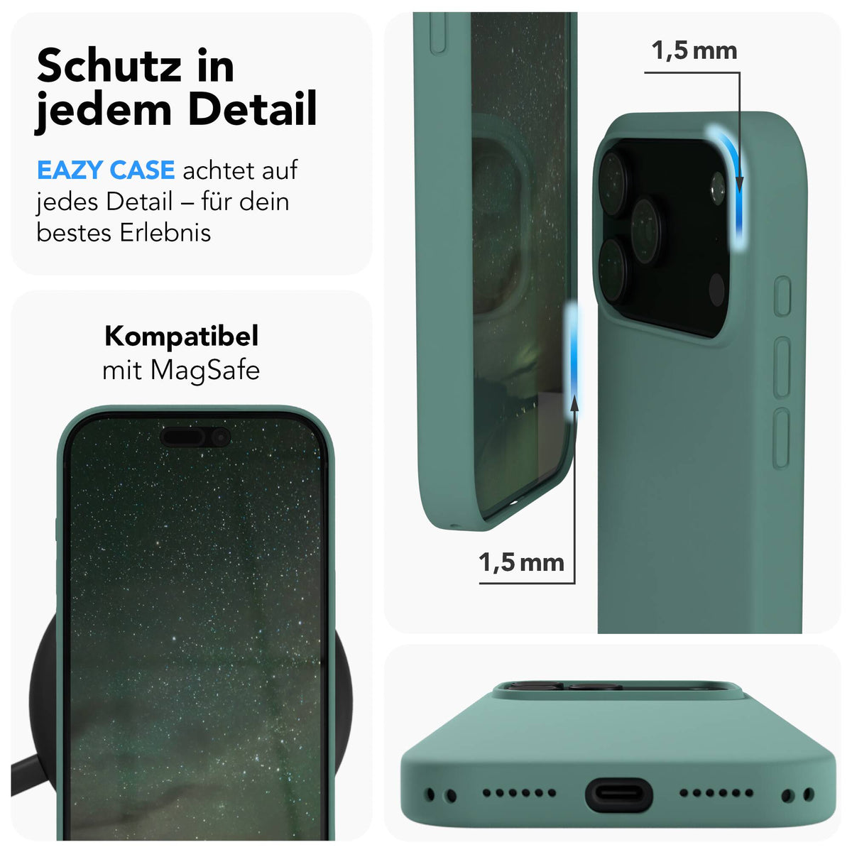 iPhone 18 Pro Max premium Silikonhülle mit MagSafe