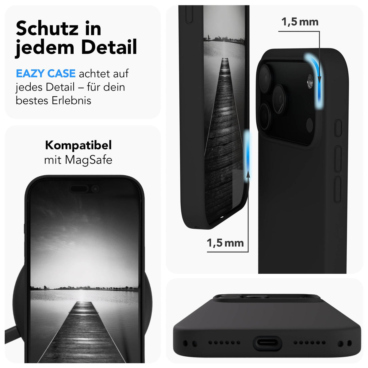 iPhone 18 Pro Max premium Silikonhülle mit MagSafe