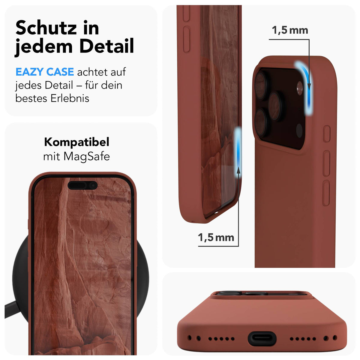 iPhone 18 Pro premium Silikonhülle mit MagSafe