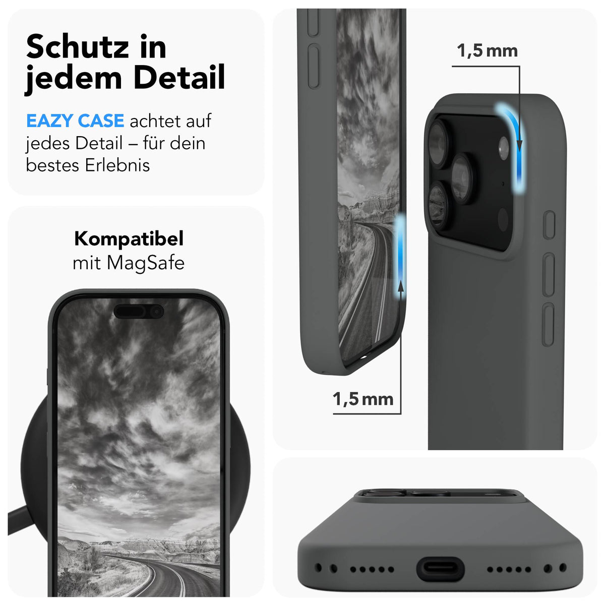 iPhone 18 Pro premium Silikonhülle mit MagSafe