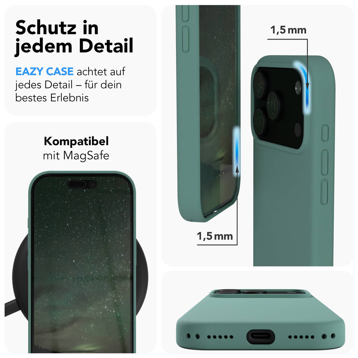 iPhone 18 Pro premium Silikonhülle mit MagSafe