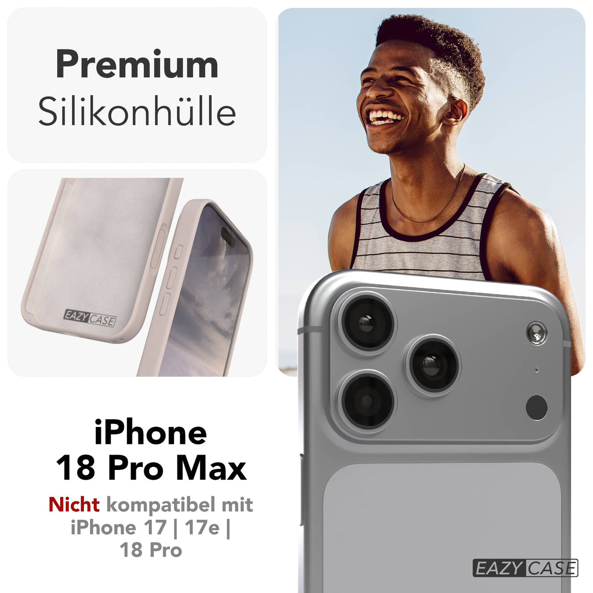 iPhone 18 Pro Max Premium Silikonhülle
