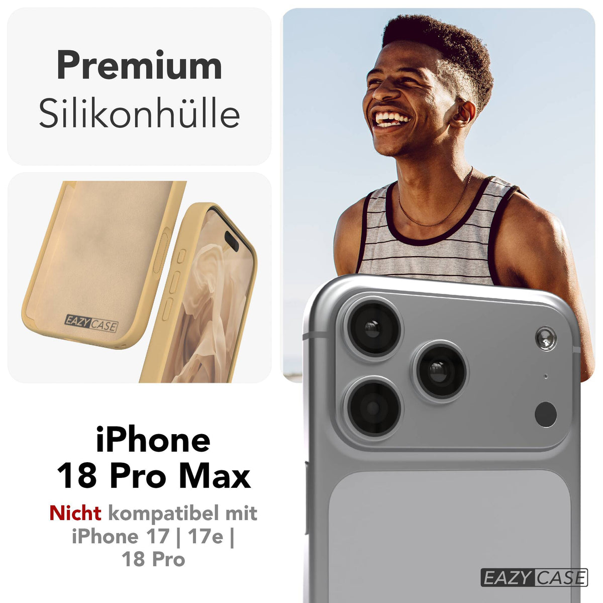 iPhone 18 Pro Max Premium Silikonhülle
