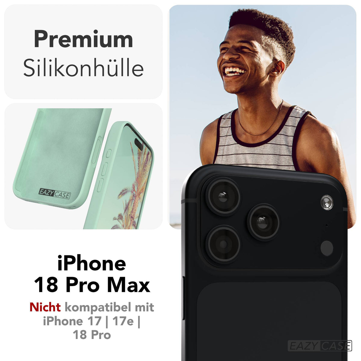 iPhone 18 Pro Max Premium Silikonhülle