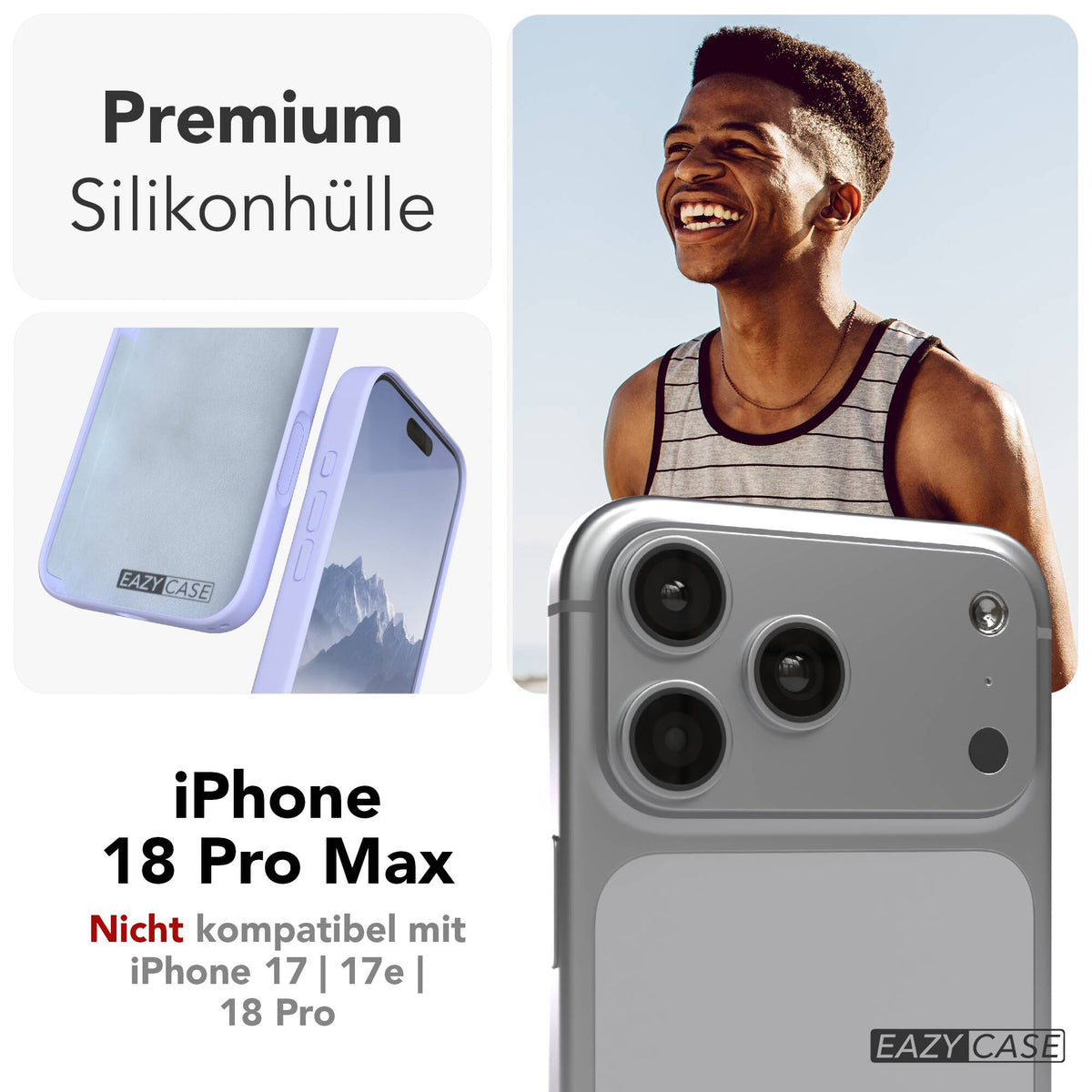 iPhone 18 Pro Max Premium Silikonhülle