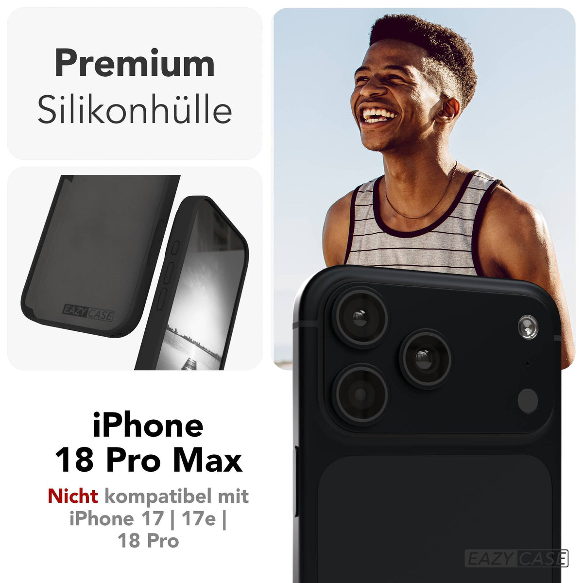 iPhone 18 Pro Max Premium Silikonhülle