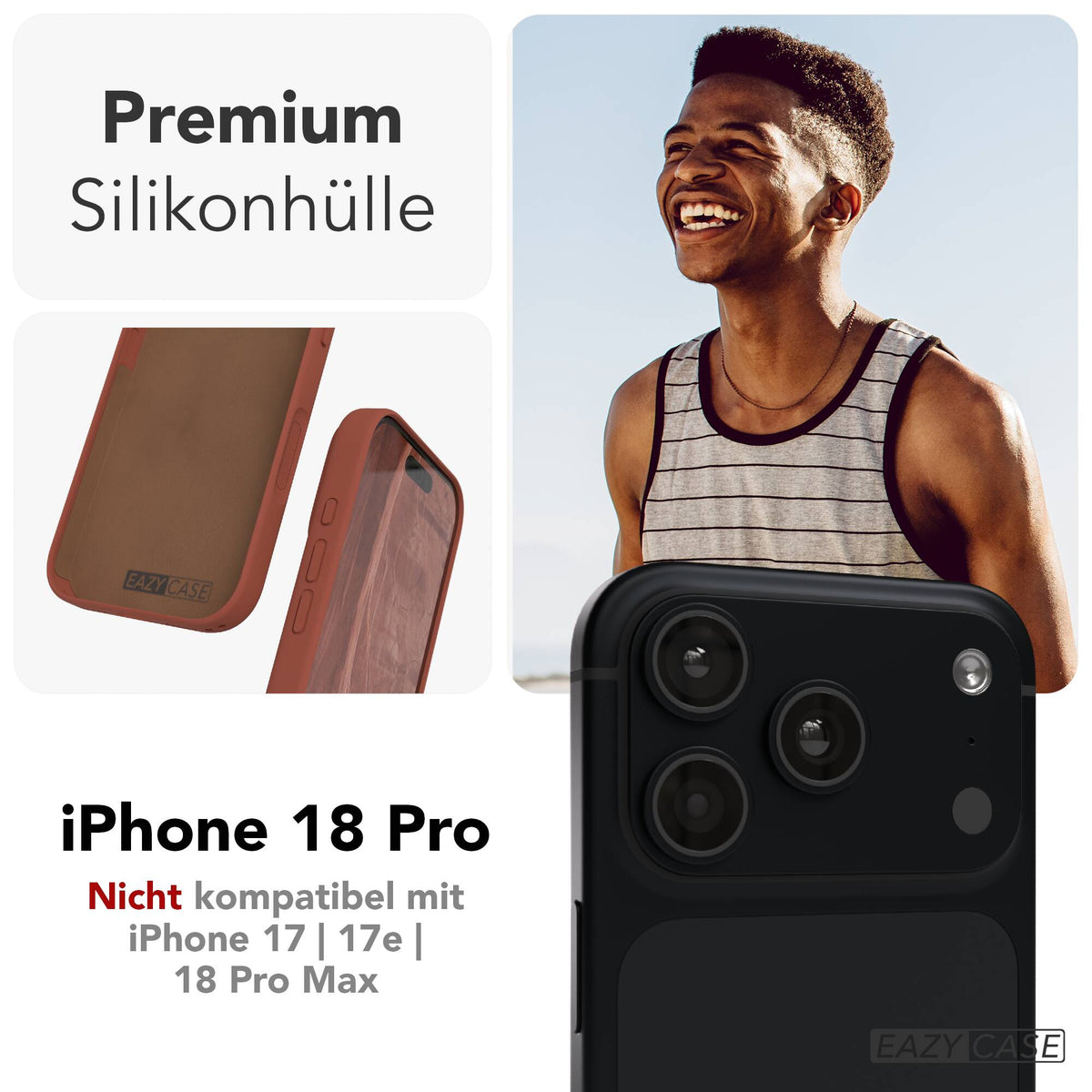 iPhone 18 Pro Premium Silikonhülle
