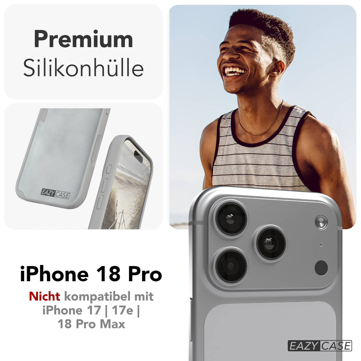 iPhone 18 Pro Premium Silikonhülle