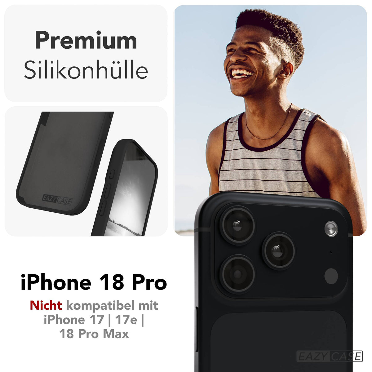 iPhone 18 Pro Premium Silikonhülle