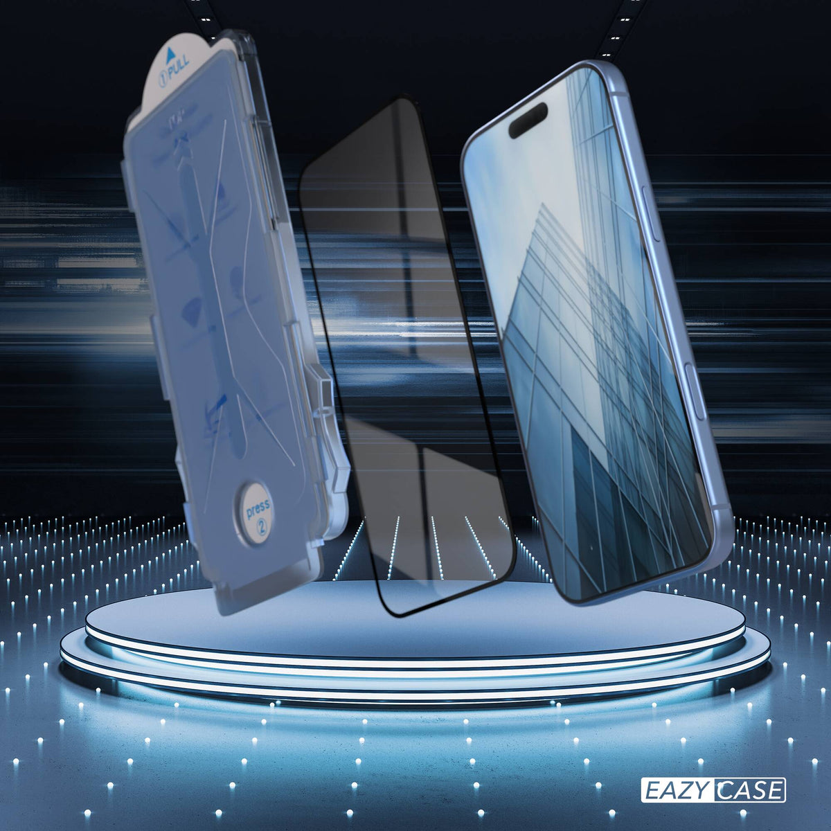 iPhone 18 Pro Max 2er Set Glasfolie + Installationsrahmen