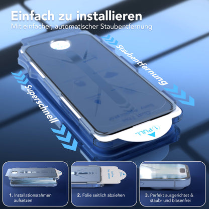 iPhone 18 Pro 2er Set Glasfolie + Installationsrahmen