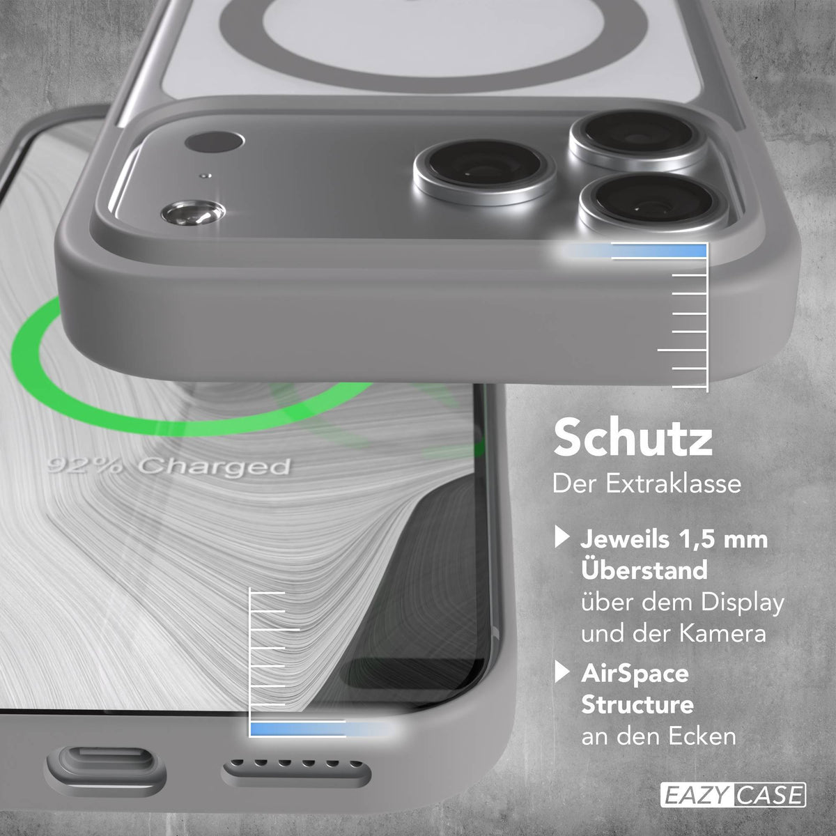 iPhone 18 Pro Max transparente Hülle mit MagSafe