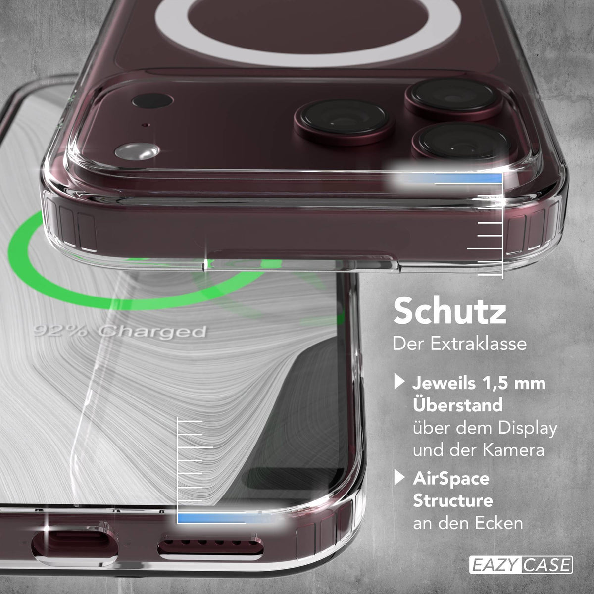 iPhone 18 Pro Max transparente Hülle mit MagSafe