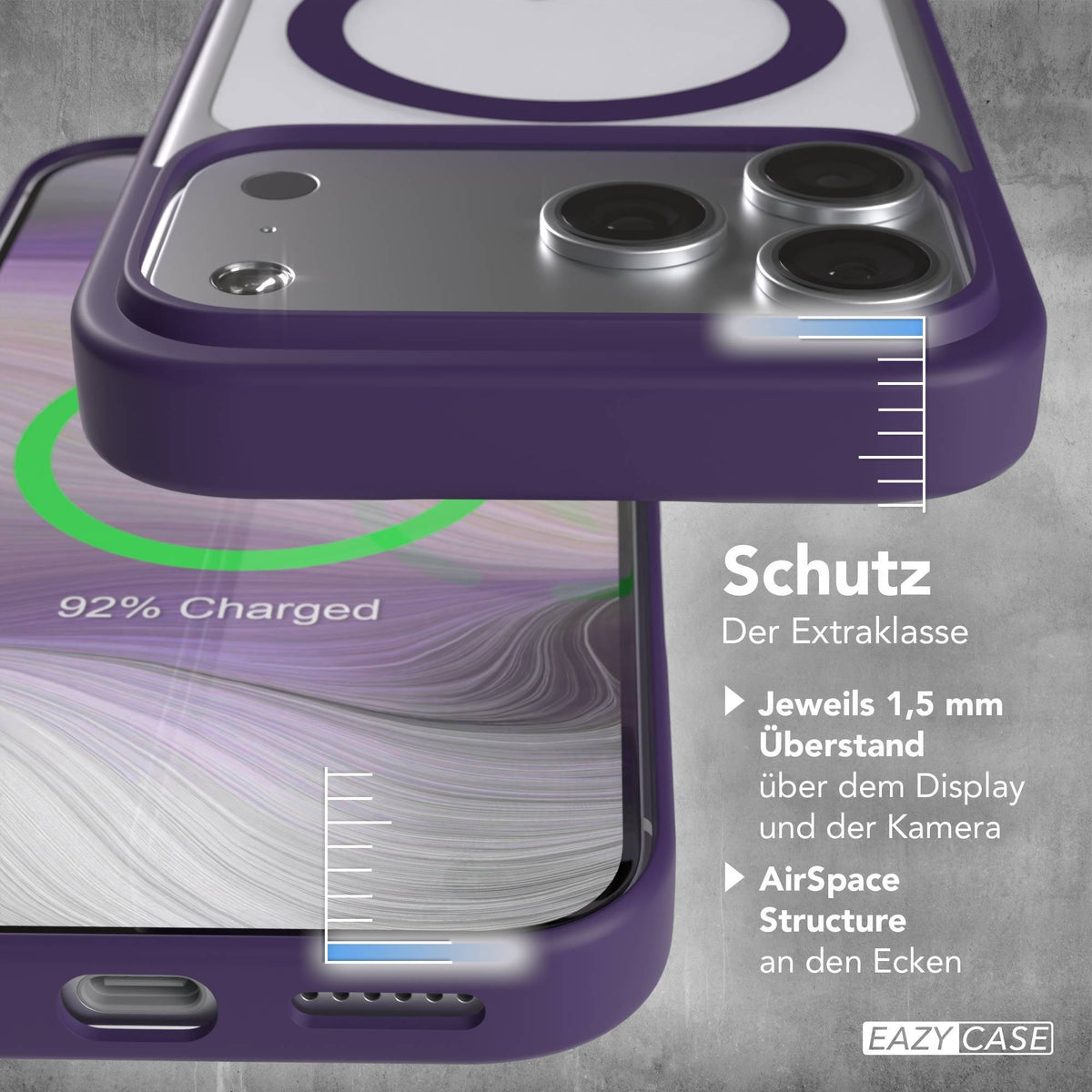 iPhone 18 Pro Max transparente Hülle mit MagSafe