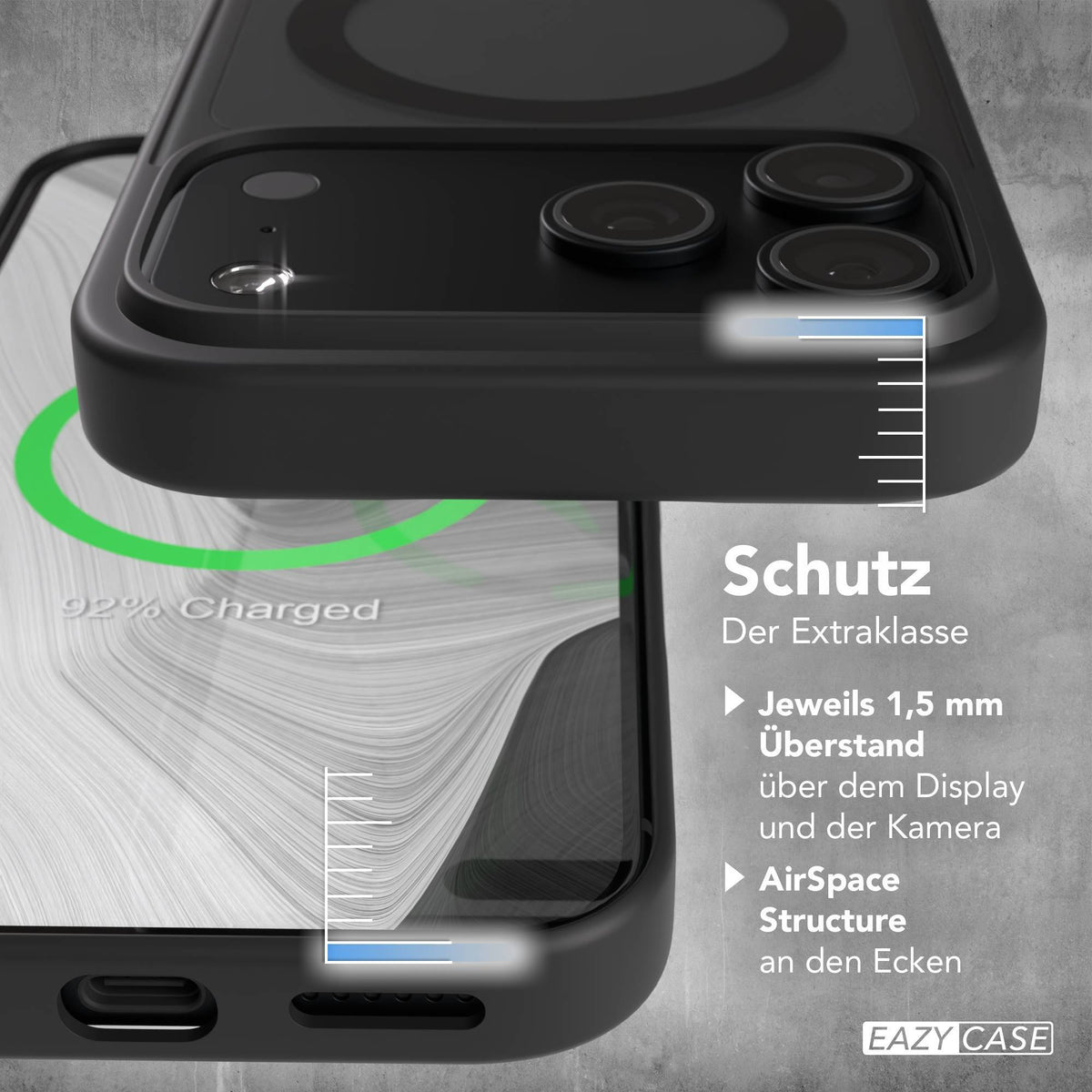 iPhone 18 Pro Max transparente Hülle mit MagSafe
