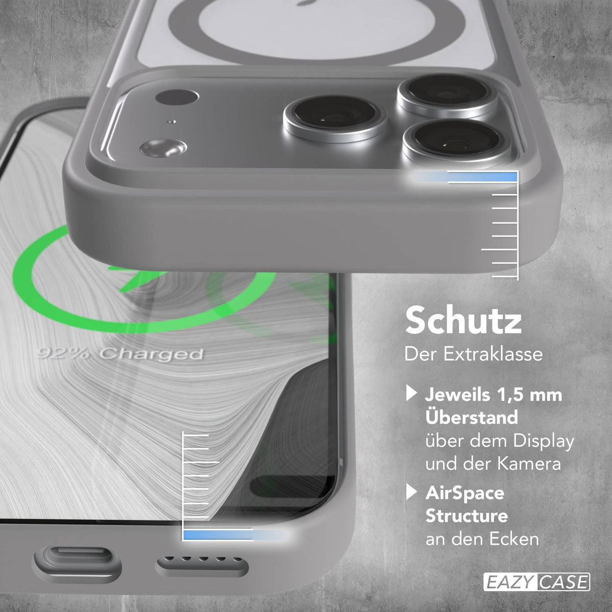 iPhone 18 Pro transparente Hülle mit MagSafe