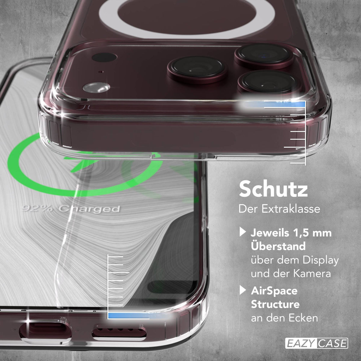 iPhone 18 Pro transparente Hülle mit MagSafe