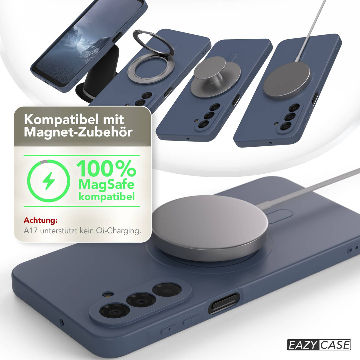 Galaxy A18 Silikonhülle mit MagSafe