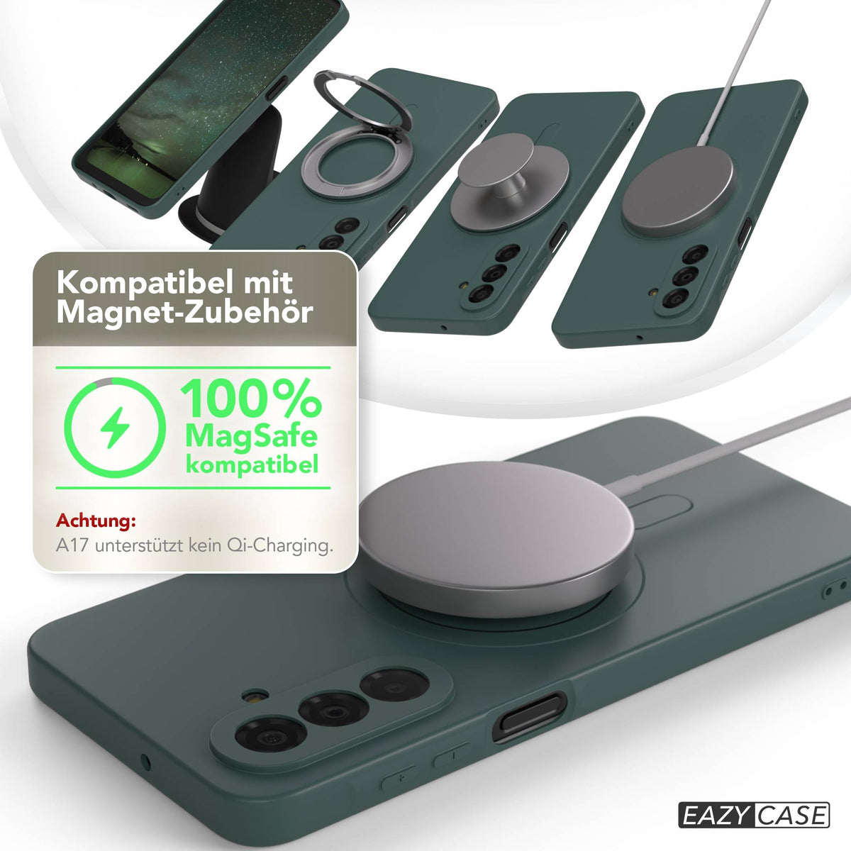 Galaxy A18 Silikonhülle mit MagSafe