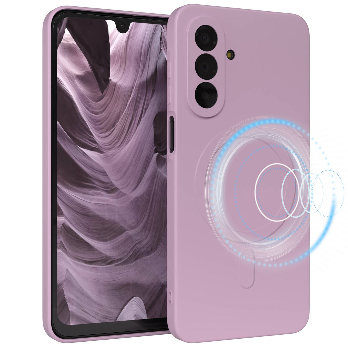 Galaxy A18 Silikonhülle mit MagSafe
