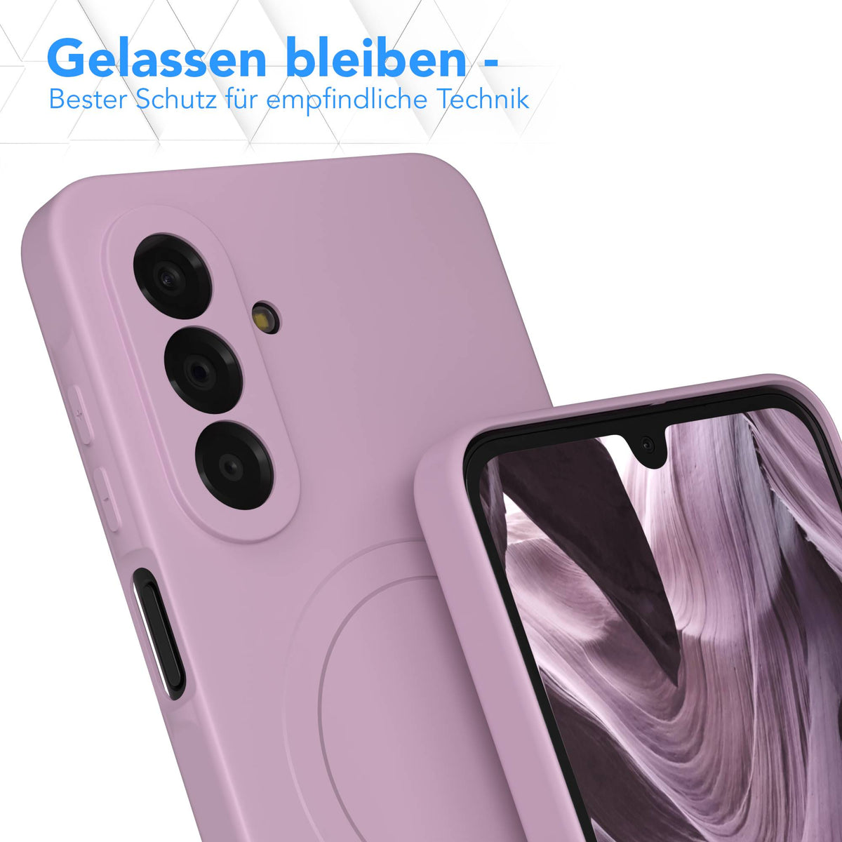 Galaxy A18 Silikonhülle mit MagSafe