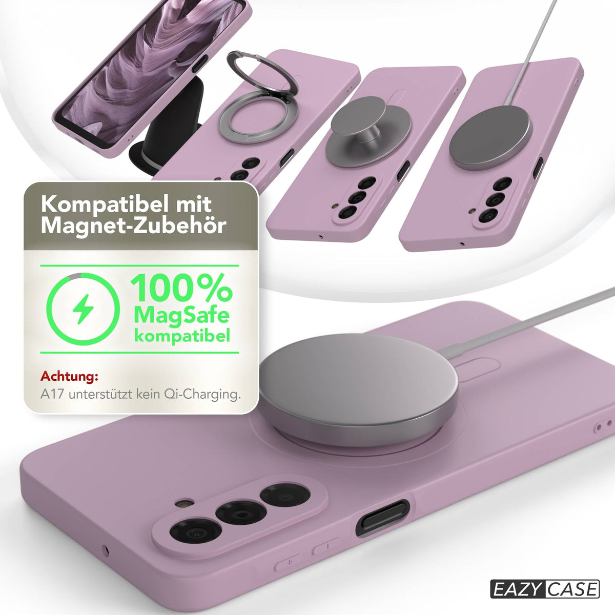 Galaxy A18 Silikonhülle mit MagSafe