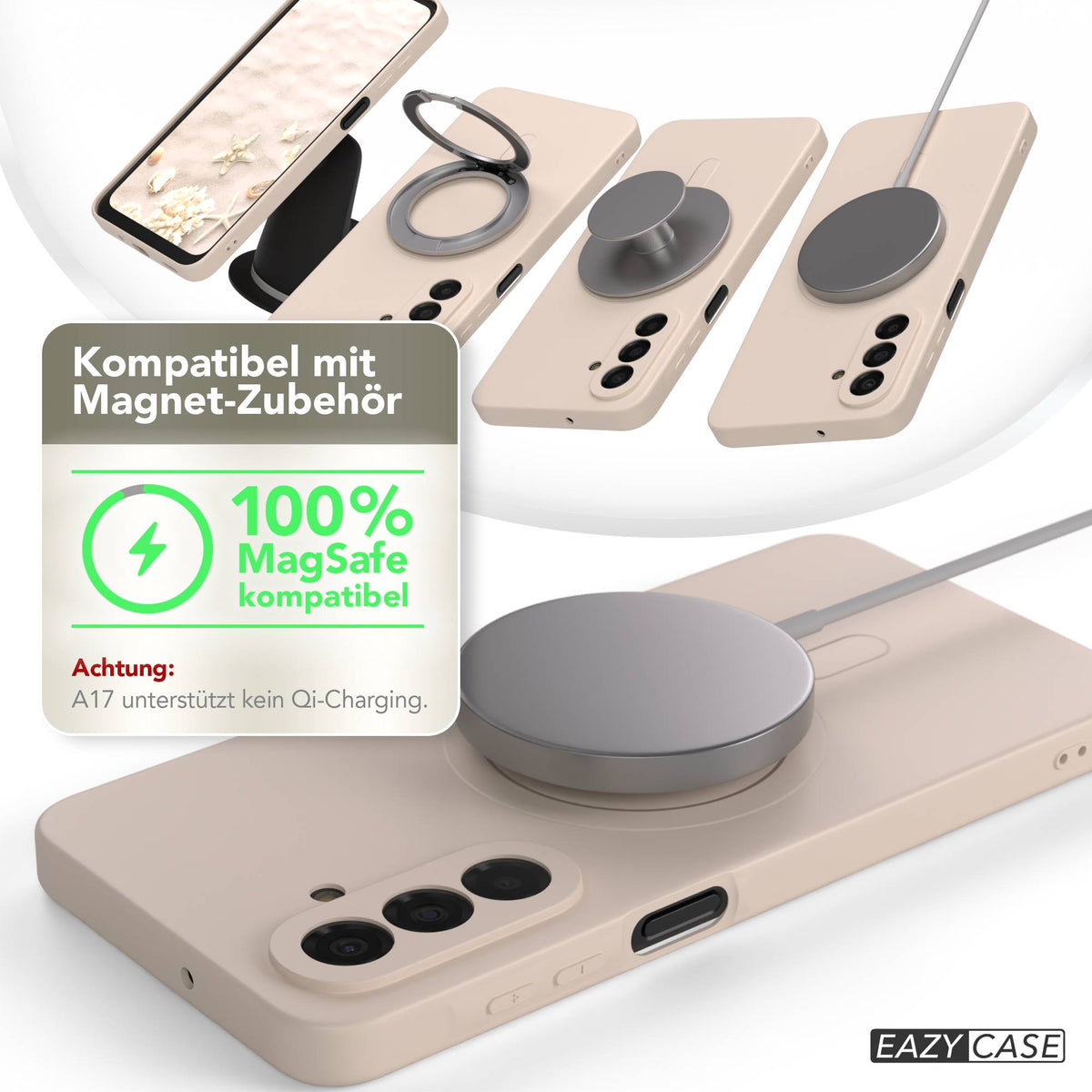 Galaxy A18 Silikonhülle mit MagSafe