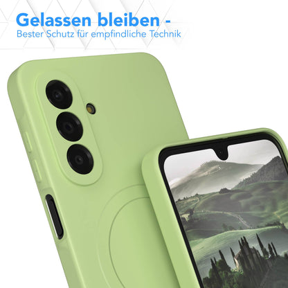Galaxy A18 Silikonhülle mit MagSafe